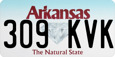 AR license plate 309KVK