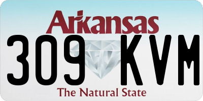 AR license plate 309KVM