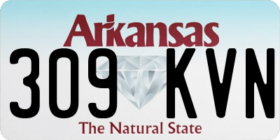 AR license plate 309KVN
