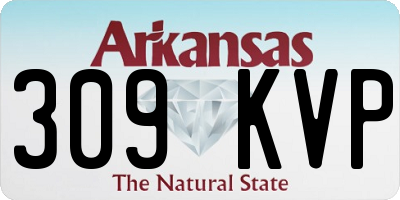 AR license plate 309KVP