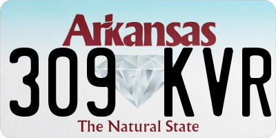 AR license plate 309KVR