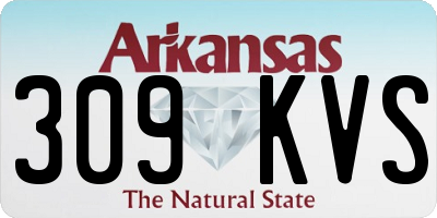 AR license plate 309KVS
