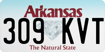 AR license plate 309KVT