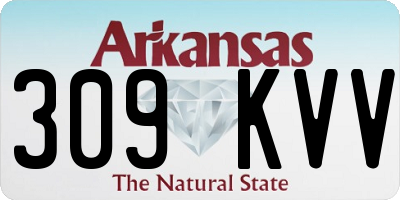 AR license plate 309KVV