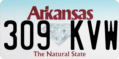 AR license plate 309KVW
