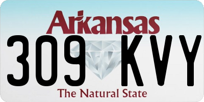 AR license plate 309KVY