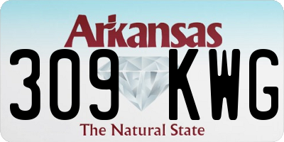 AR license plate 309KWG