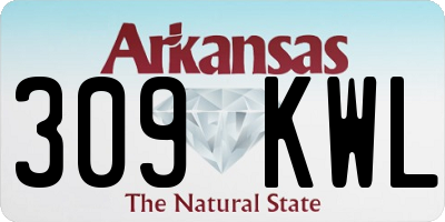 AR license plate 309KWL