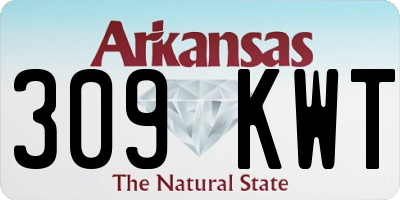 AR license plate 309KWT