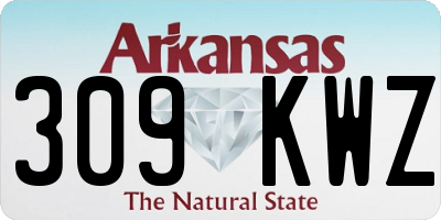 AR license plate 309KWZ