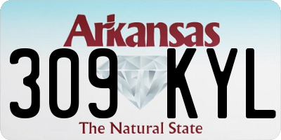 AR license plate 309KYL
