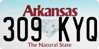 AR license plate 309KYQ