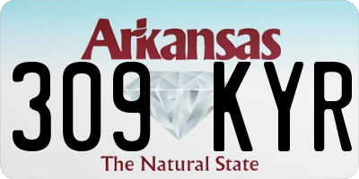 AR license plate 309KYR