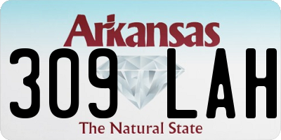 AR license plate 309LAH