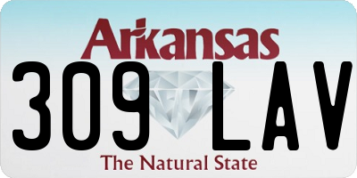 AR license plate 309LAV