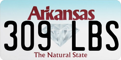 AR license plate 309LBS