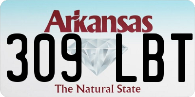 AR license plate 309LBT