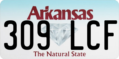 AR license plate 309LCF