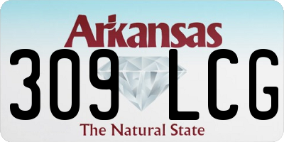 AR license plate 309LCG