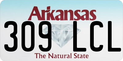 AR license plate 309LCL