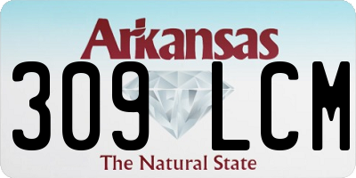 AR license plate 309LCM