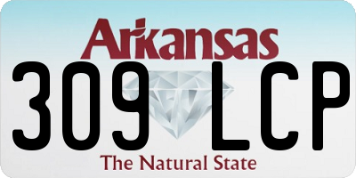 AR license plate 309LCP