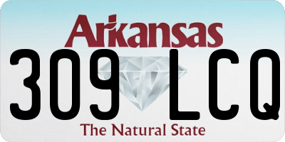 AR license plate 309LCQ