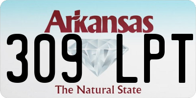 AR license plate 309LPT