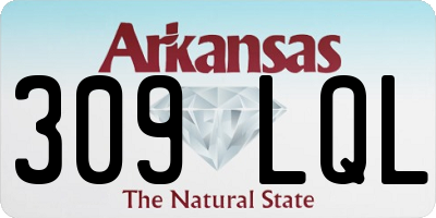 AR license plate 309LQL
