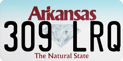 AR license plate 309LRQ