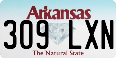 AR license plate 309LXN