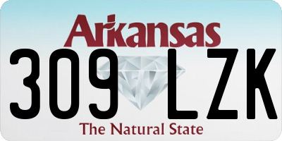 AR license plate 309LZK