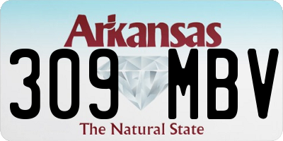 AR license plate 309MBV