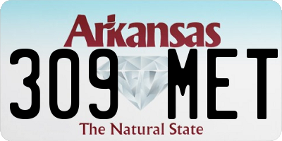 AR license plate 309MET