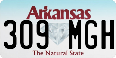 AR license plate 309MGH