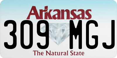AR license plate 309MGJ
