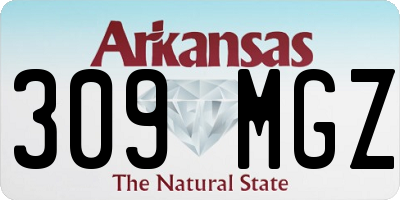 AR license plate 309MGZ