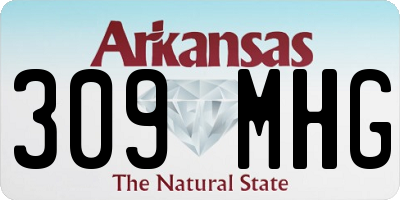 AR license plate 309MHG