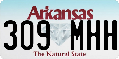 AR license plate 309MHH