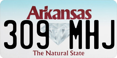 AR license plate 309MHJ