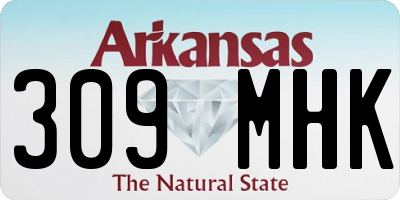 AR license plate 309MHK