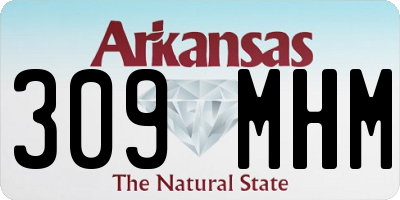 AR license plate 309MHM