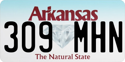 AR license plate 309MHN