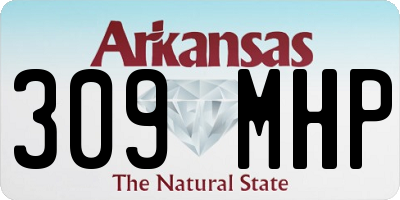 AR license plate 309MHP