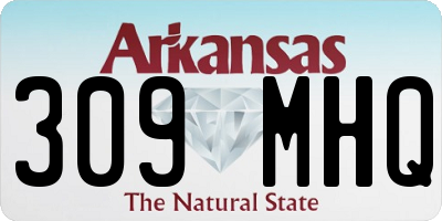 AR license plate 309MHQ