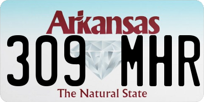 AR license plate 309MHR