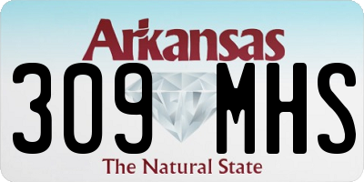 AR license plate 309MHS