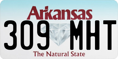 AR license plate 309MHT