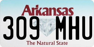 AR license plate 309MHU