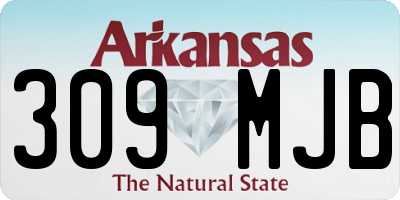 AR license plate 309MJB